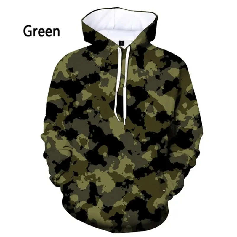 CamSolomon-Sweats à capuche College 3D pour hommes et enfants, Survêtements militaires, Streetwear unisexe, Vestes d'hiver à capuche, PVD, Mode
