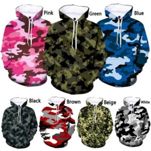 CamSolomon-Sweats à capuche College 3D pour hommes et enfants, Survêtements militaires, Streetwear unisexe, Vestes d'hiver à capuche, PVD, Mode