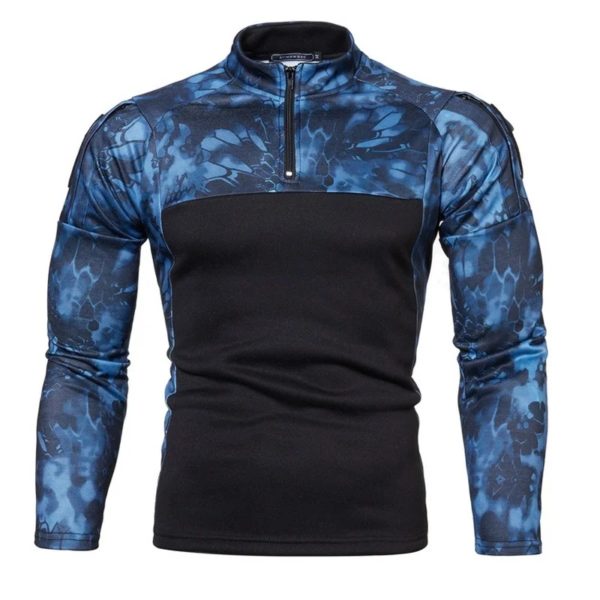 Solomon-Veste à Demi Fermeture Éclair pour Homme, Pull à Manches sulf, Respirant, Streetwer d'Extérieur, Nouvelle Collection – Image 4