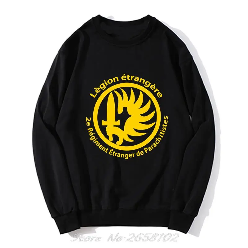 Sweat à capuche de l'armée de guerre des forces spéciales de la légion étrangère française pour hommes, sweat-shirt à col rond unisexe, pull Harajuku Streetwear, nouveau