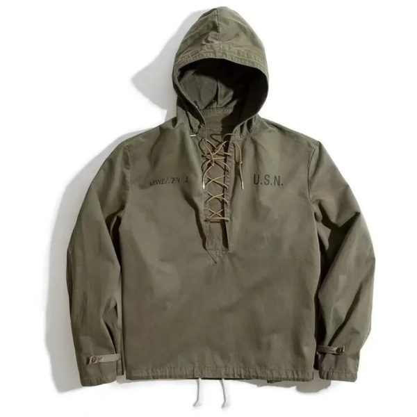 Sweat à capuche de style militaire pour hommes, sweat-shirt vintage, veste verte, coupe adt, vêtements de travail, mauvais temps, sweats à capuche décontractés, PVD, automne – Image 5