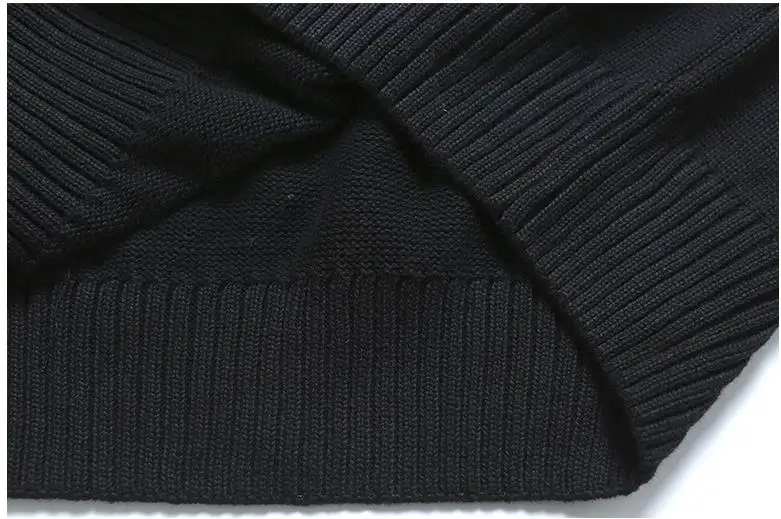 BONOMEGA-Pull Militaire à Col Haut pour Homme, Design Patch, Style Dull Armée, Décontracté, Optique, Automne Hiver
