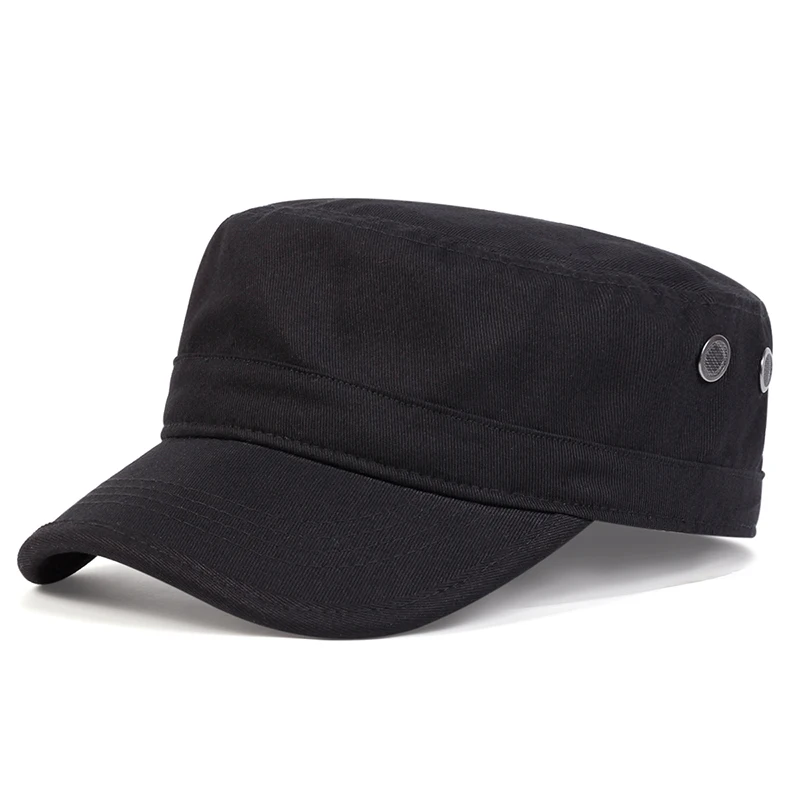 CamSolomon-Casquettes de baseball plates unisexes, chapeaux de marin, série Pores, printemps, automne, hommes, capitaine militaire