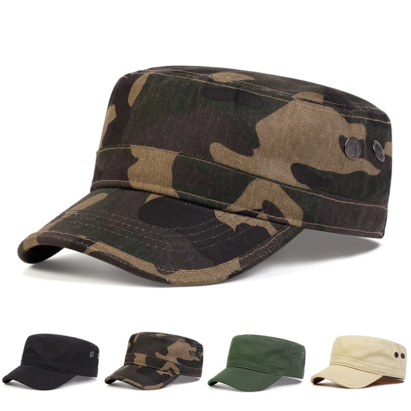 CamSolomon-Casquettes de baseball plates unisexes, chapeaux de marin, série Pores, printemps, automne, hommes, capitaine militaire