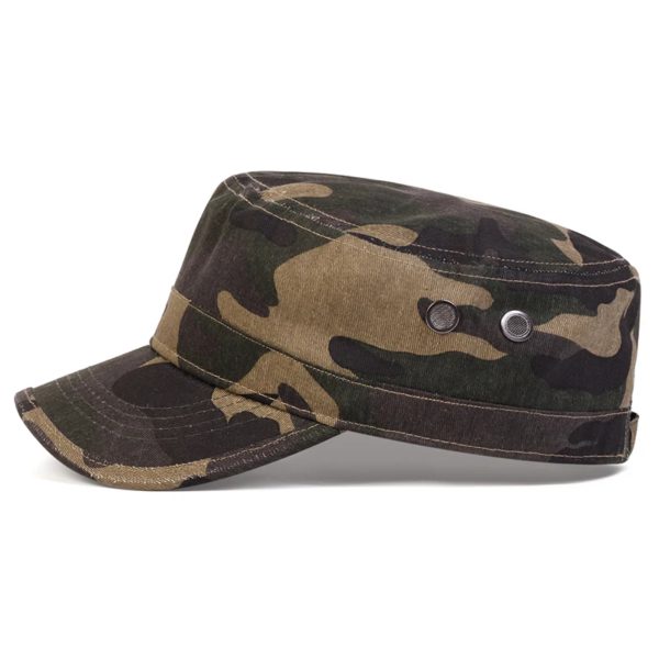 CamSolomon-Casquettes de baseball plates unisexes, chapeaux de marin, série Pores, printemps, automne, hommes, capitaine militaire – Image 3