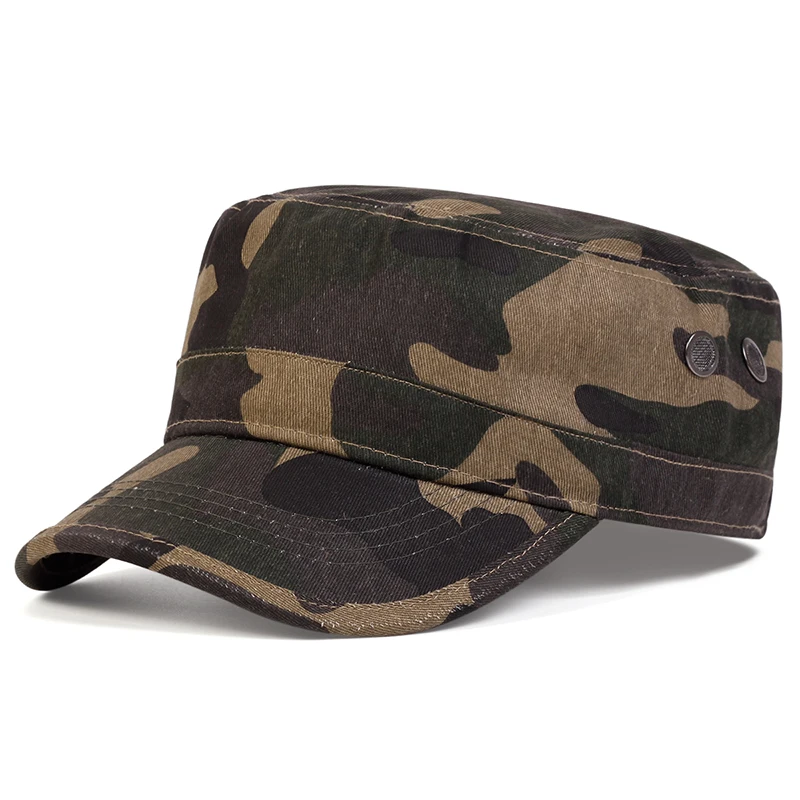 CamSolomon-Casquettes de baseball plates unisexes, chapeaux de marin, série Pores, printemps, automne, hommes, capitaine militaire