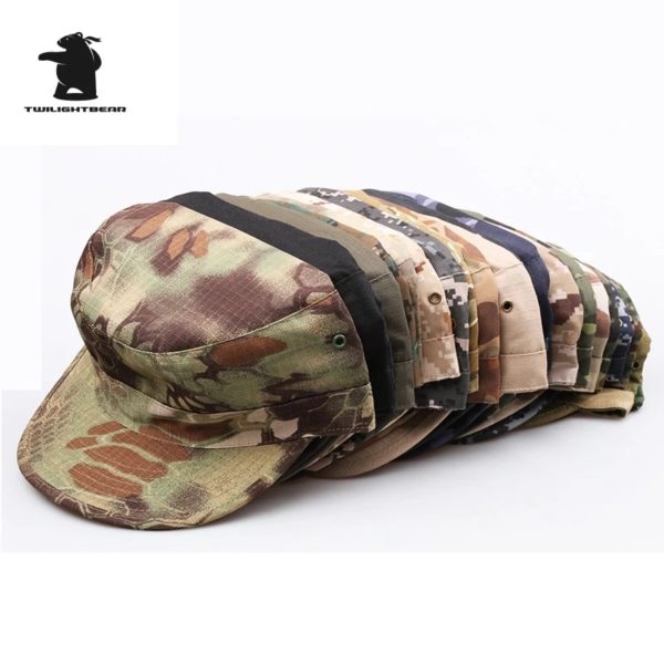 Chapeau camouflage pour hommes et femmes, bonnet d'entraînement Airsoft, bonnet d'escalade épaissi, presse 02, haute qualité, 58 cm, 59 cm, 60cm – Image 2