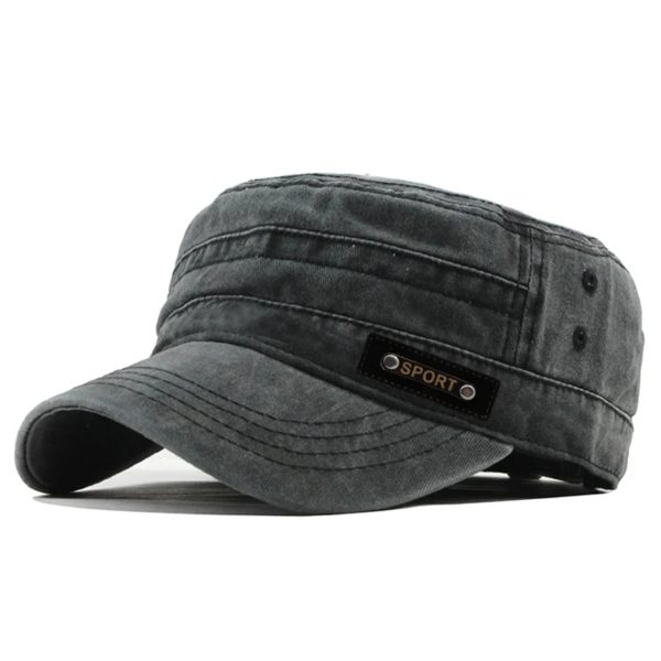 Casquette et chapeau déFlexpour hommes, marque classique, vintage, plat, ajustable, casquette ThUNICEF, chapeaux militaires d'été pour hommes, pêche – Image 4