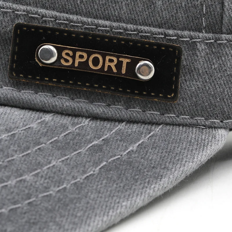 Casquette et chapeau déFlexpour hommes, marque classique, vintage, plat, ajustable, casquette ThUNICEF, chapeaux militaires d'été pour hommes, pêche