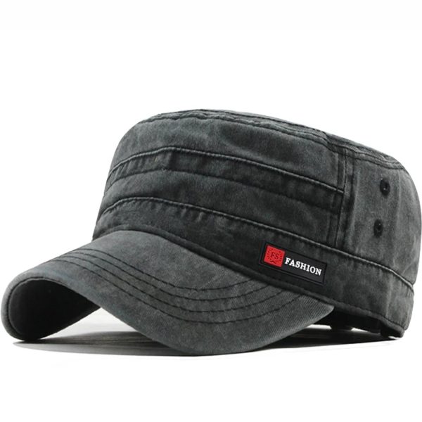 Casquette et chapeau déFlexpour hommes, marque classique, vintage, plat, ajustable, casquette ThUNICEF, chapeaux militaires d'été pour hommes, pêche