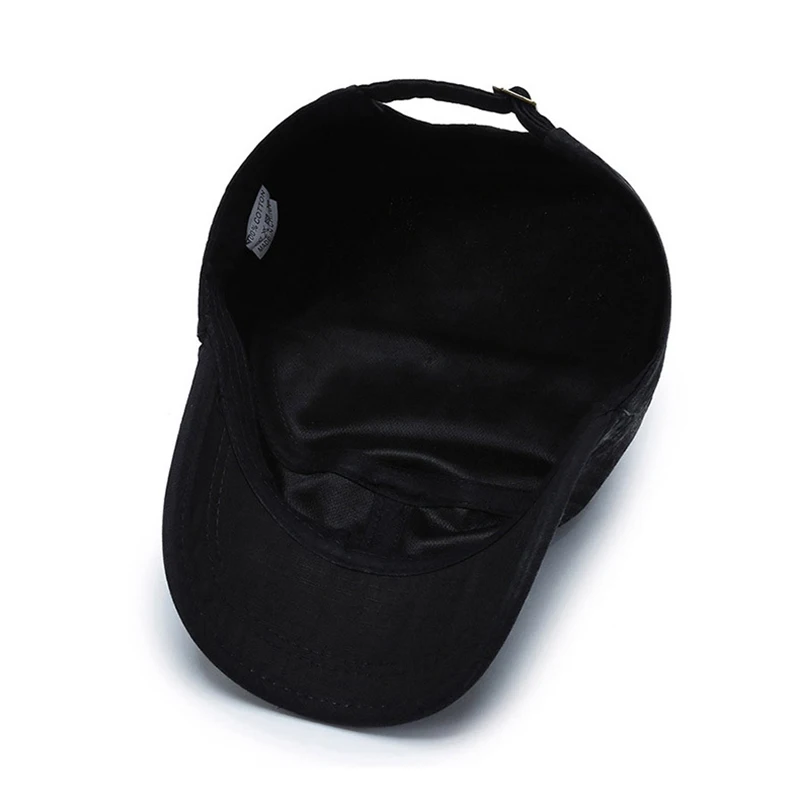 Chapeaux militaires en coton lavé pour hommes et femmes, casquettes Cambat de style cadet, casquette plate réglable, chapeau de soleil printemps et été, nouveau, 2023