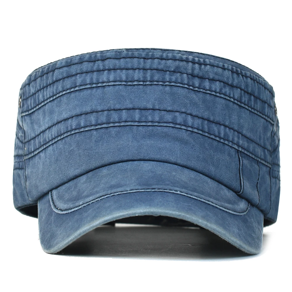Casquette militaire réglable en coton délavé, décontractée, Design Unique, Vintage, quatre saisons