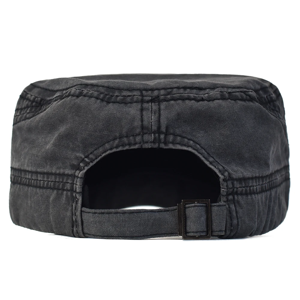Casquette militaire réglable en coton délavé, décontractée, Design Unique, Vintage, quatre saisons