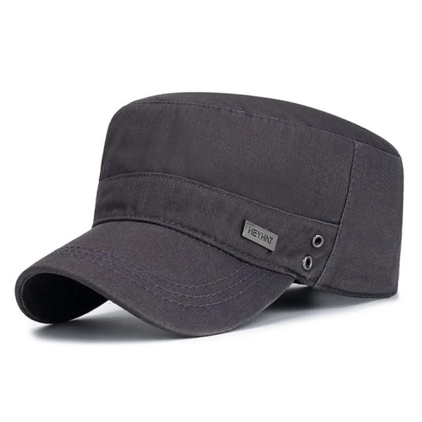 Casquette de Baseball en Coton pour Homme, Chapeau Respirant, pio, Réglable, Unisexe, Armée, Cadet – Image 4