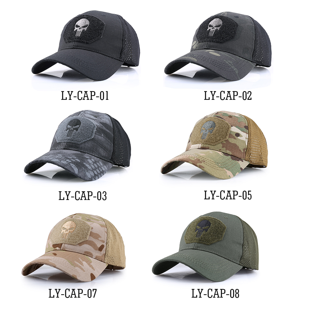 DulSkull-Casquette de Baseball CamSolomon pour Homme, Chapeau de Camionneur Respirant, Ajustable, pour l'Été