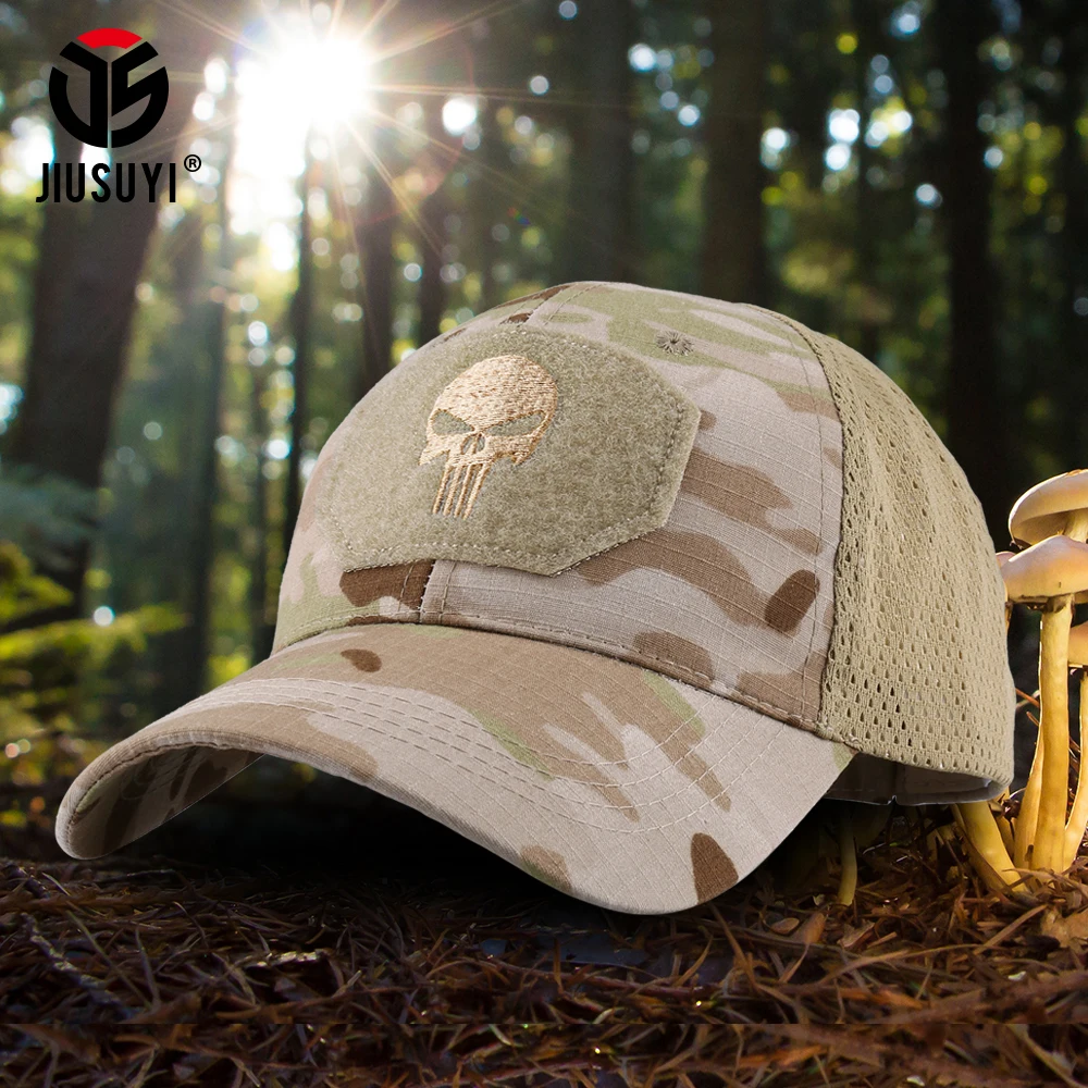 DulSkull-Casquette de Baseball CamSolomon pour Homme, Chapeau de Camionneur Respirant, Ajustable, pour l'Été