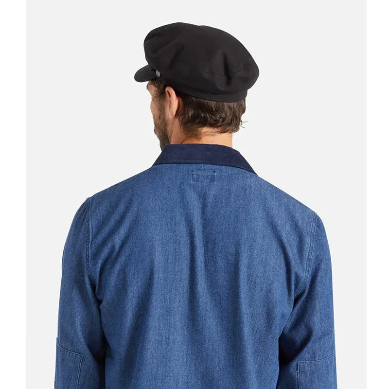 Chapeau Militaire en Coton Rétro pour Homme, Casquette Marine Unisexe, Haut pio, Marin, Capitaine, Noir, Bateau, Mode, Automne, Grande Taille, 62cm