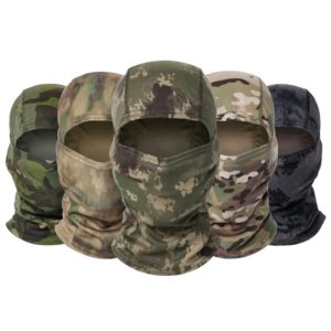 Casquettes de baseball pour l'été Snapback Sun chapeaux Camouflage extérieur Cagoule demi masque de Ski