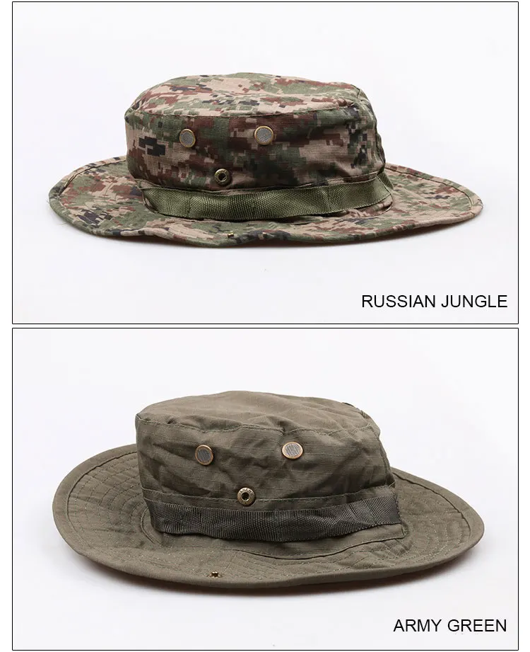 CAMSOsimplifié-Chapeau d'extérieur E27 Boonie, épais, pour chasse, randonnée, escalade, camping, AF056