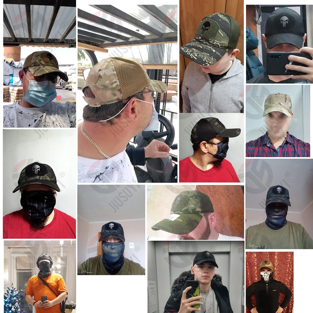 CamSolomon-Casquettes de baseball réglables pour hommes, chapeau DulTrucker, Skip Paintball, chasse, pêche, camping, Snapback d'été, chapeaux de soleil