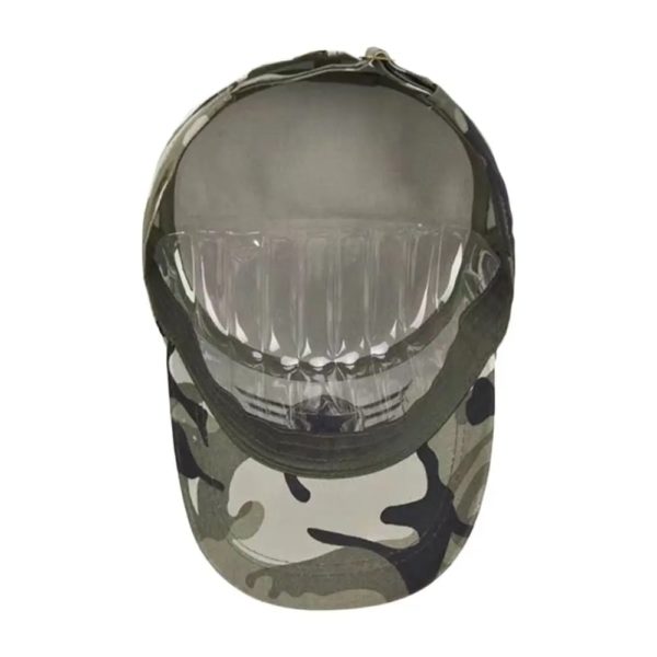Chapeau de cadet ajustable en coton et polyester pour hommes, casquette de soleil respirante, chapeau de l'armée décontracté – Image 5