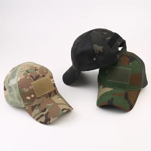 Casquette unisexe CamSolomon à séchage rapide pour hommes et femmes, chapeau de sport décontracté, crème solaire extérieure, chasse, pêche, armée, baseball – Image 3