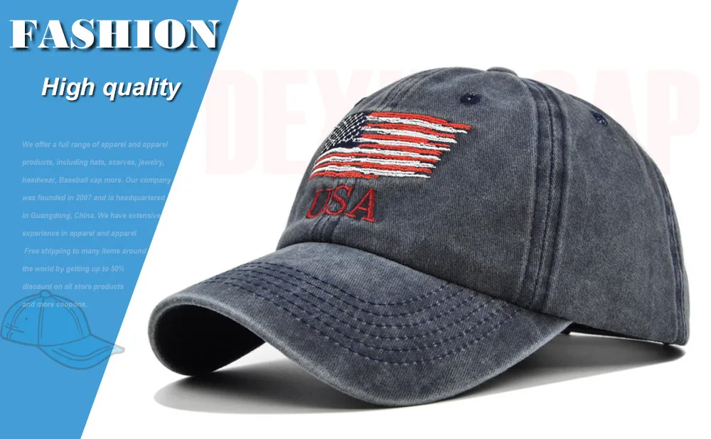 DulArmy Military Baseball Cap for Men and Women, Usa American Feel, Outdoor Unisex Hip Hop Hats for Runing, Cotton Fashion