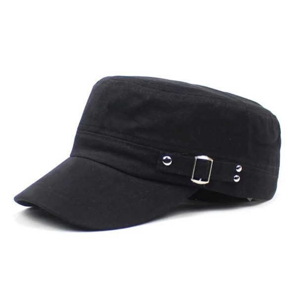 Casquettes de baseball pour hommes et femmes, dessus plat, solide, garçon, chasse, snapback, mâle, été, chapeaux de papa noirs – Image 6