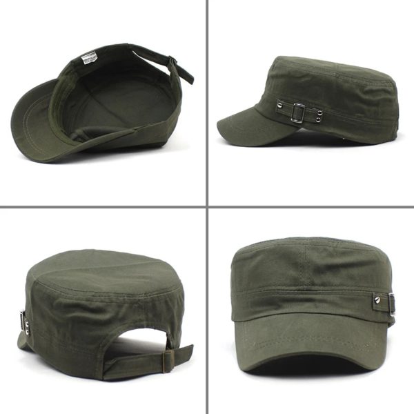 Casquettes de baseball pour hommes et femmes, dessus plat, solide, garçon, chasse, snapback, mâle, été, chapeaux de papa noirs – Image 3