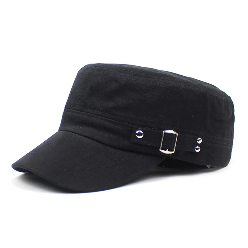 Casquettes de baseball pour hommes et femmes, dessus plat, solide, garçon, chasse, snapback, mâle, été, chapeaux de papa noirs
