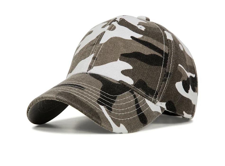 Casquette de baseball CamSolomon pour hommes et femmes, casquettes de sport en plein air, chapeau de camouflage de l'armée de loisirs, chapeau de langue de canard, casquettes Snapback, crème solaire