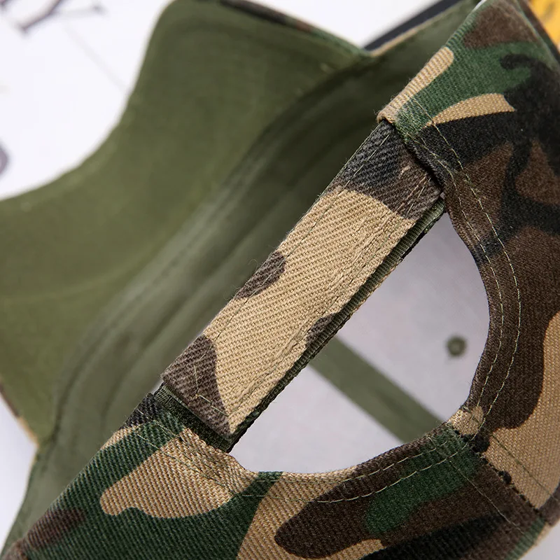 Casquette de baseball CamSolomon pour hommes et femmes, casquettes de sport en plein air, chapeau de camouflage de l'armée de loisirs, chapeau de langue de canard, casquettes Snapback, crème solaire
