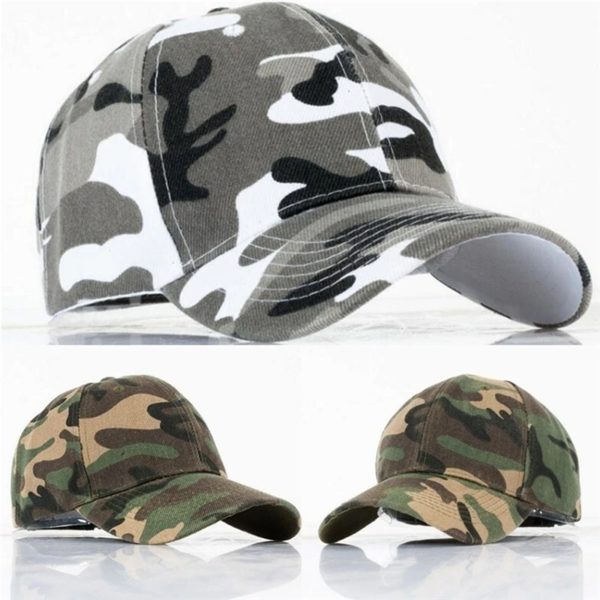 Casquette de baseball CamSolomon pour hommes et femmes, casquettes de sport en plein air, chapeau de camouflage de l'armée de loisirs, chapeau de langue de canard, casquettes Snapback, crème solaire