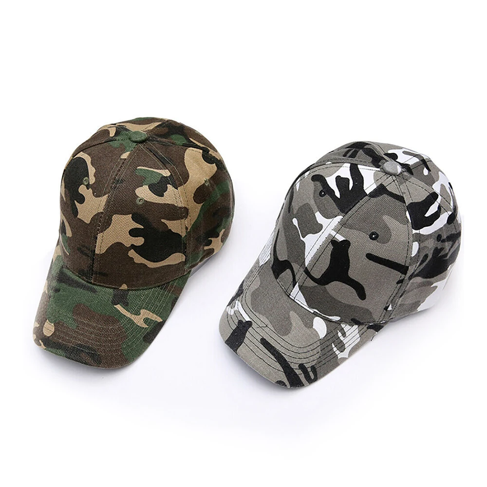 Casquette de baseball CamSolomon pour hommes et femmes, casquettes de sport en plein air, chapeau de camouflage de l'armée de loisirs, chapeau de langue de canard, casquettes Snapback, crème solaire