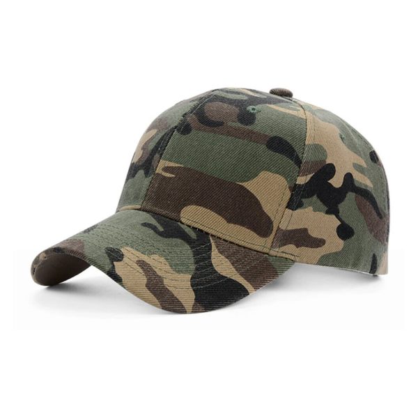 Casquette de baseball CamSolomon pour hommes et femmes, casquettes de sport en plein air, chapeau de camouflage de l'armée de loisirs, chapeau de langue de canard, casquettes Snapback, crème solaire – Image 6