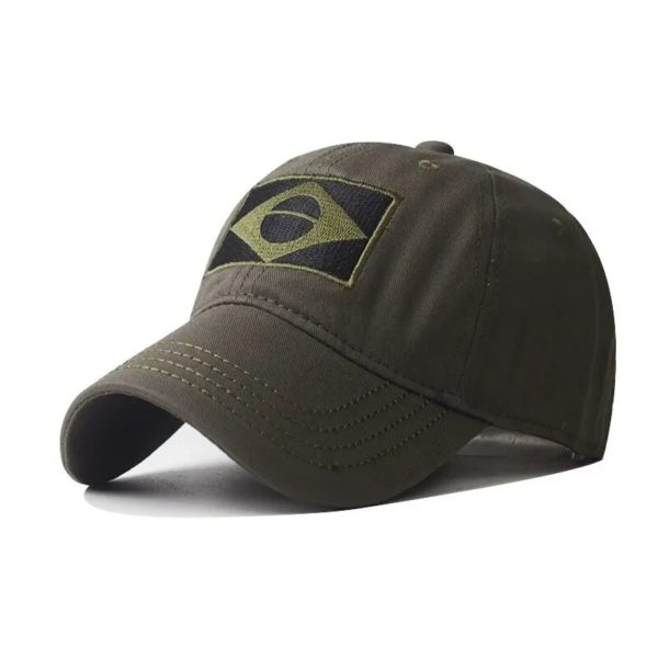 Casquette de baseball brodée CamSolomon Army pour hommes, casquettes de sensation brésilienne, sports de plein air, chapeau DulDad, chapeaux de chasse décontractés – Image 3