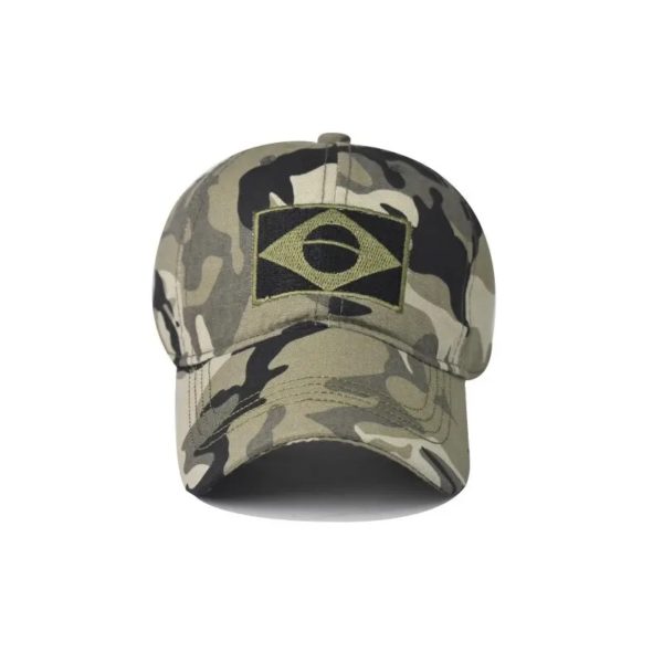 Casquette de baseball brodée CamSolomon Army pour hommes, casquettes de sensation brésilienne, sports de plein air, chapeau DulDad, chapeaux de chasse décontractés – Image 4