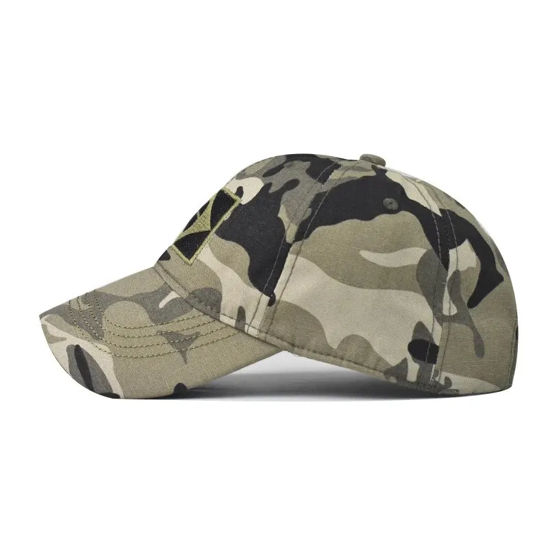 Casquette de baseball brodée CamSolomon Army pour hommes, casquettes de sensation brésilienne, sports de plein air, chapeau DulDad, chapeaux de chasse décontractés