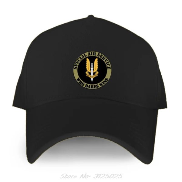 SAS – casquette de Baseball unisexe, en coton, avec Logo de l'armée, Service aérien spécial britannique, pour hommes et femmes