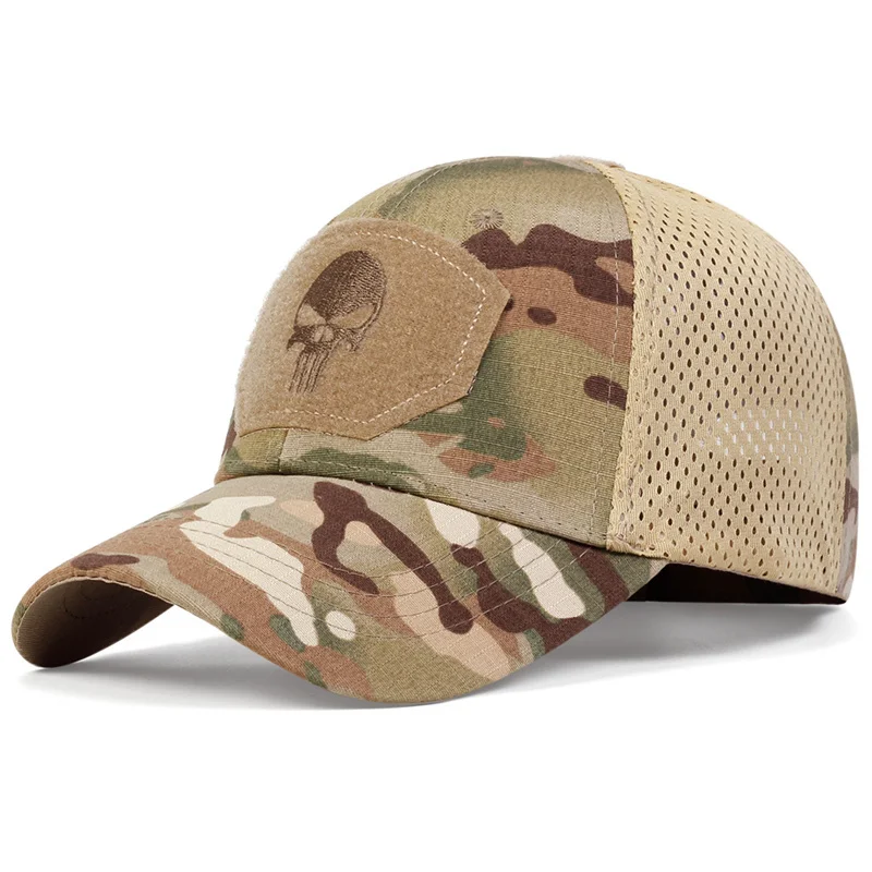 CamSolomon-Casquette de baseball militaire pour hommes et femmes, chapeau Snapback réglable, sports de plein air d'été, chapeaux de papa de chasse, DulArmy dehors