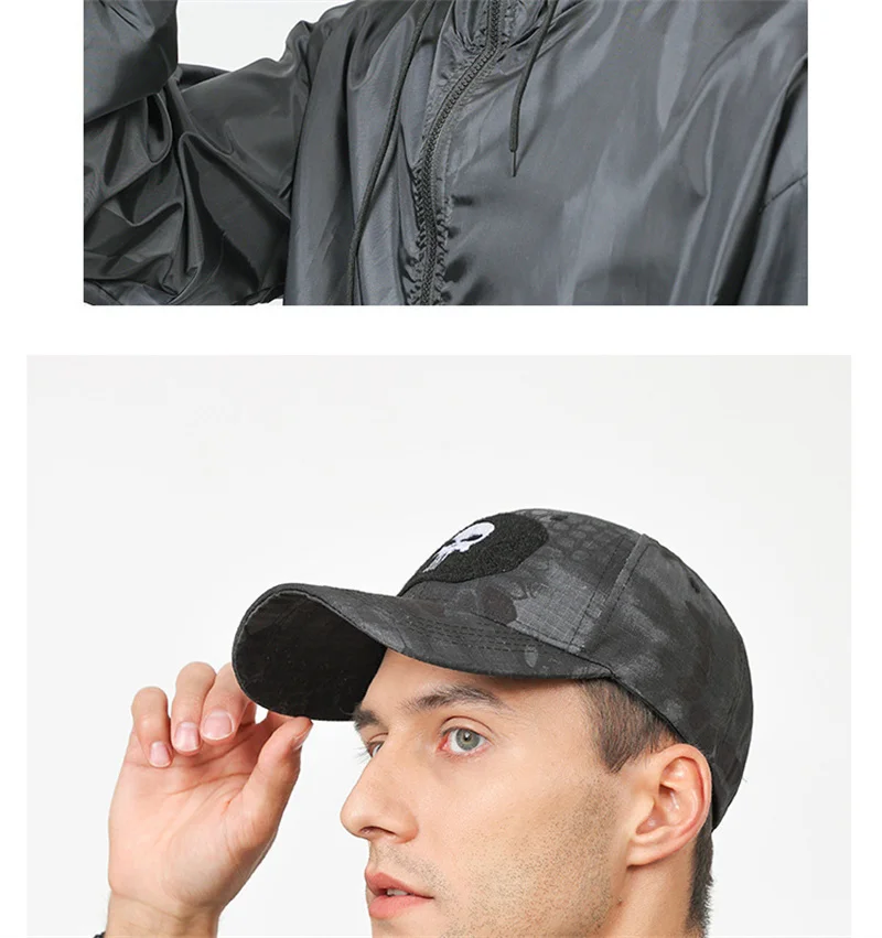 CamSolomon-Casquette de baseball militaire pour hommes et femmes, chapeau Snapback réglable, sports de plein air d'été, chapeaux de papa de chasse, DulArmy dehors