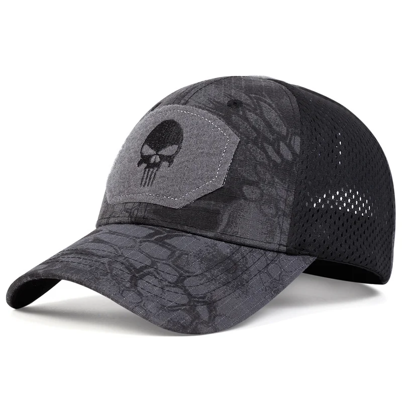 CamSolomon-Casquette de baseball militaire pour hommes et femmes, chapeau Snapback réglable, sports de plein air d'été, chapeaux de papa de chasse, DulArmy dehors
