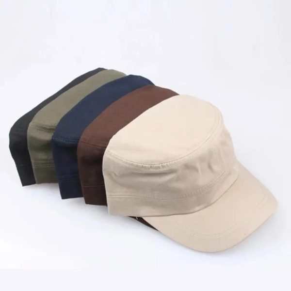 Casquette de baseball militaire en coton solide pour femmes, DulSnapback masculin, chapeau de marin militaire, haut de l'armée, sports de plein air, printemps – Image 2