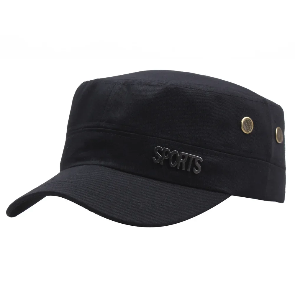 Casquette de baseball militaire en coton solide pour femmes, DulSnapback masculin, chapeau de marin militaire, haut de l'armée, sports de plein air, printemps