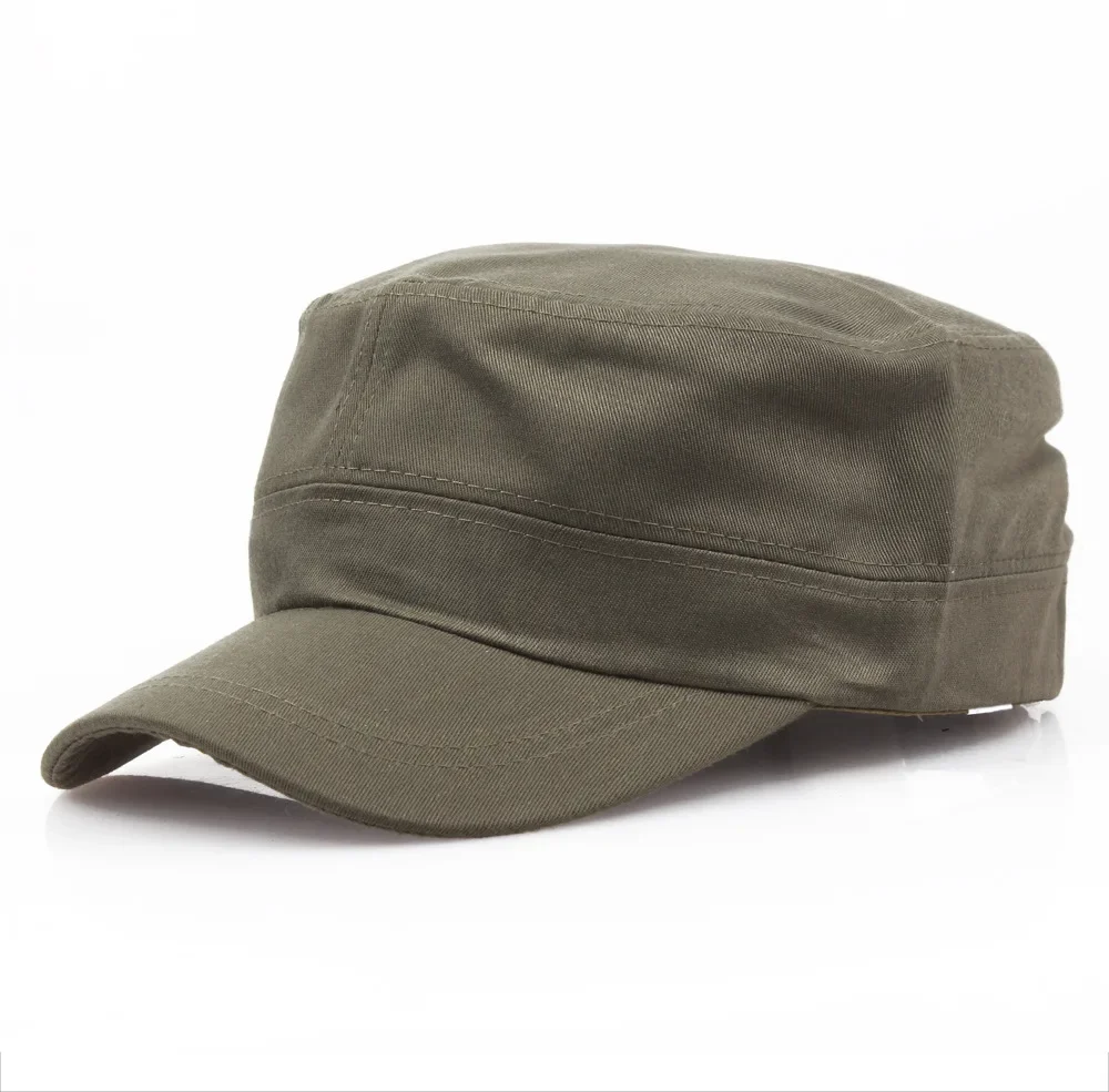 Casquette de baseball militaire en coton solide pour femmes, DulSnapback masculin, chapeau de marin militaire, haut de l'armée, sports de plein air, printemps
