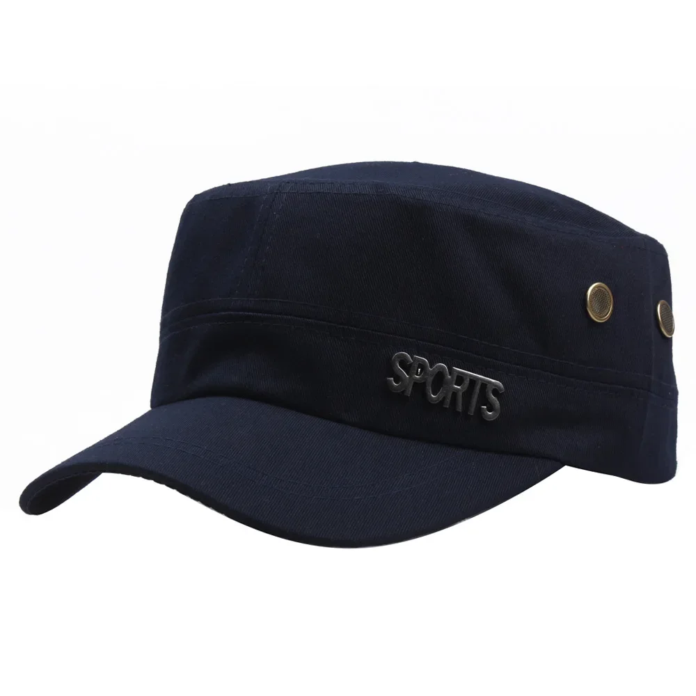 Casquette de baseball militaire en coton solide pour femmes, DulSnapback masculin, chapeau de marin militaire, haut de l'armée, sports de plein air, printemps