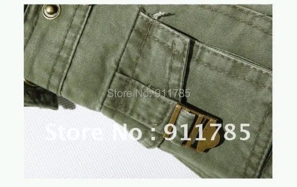 Salopette délavée multi-poches pour hommes, pantalon cargo militaire en coton ample, pantalon uniforme, grande taille 28-42 – Image 6