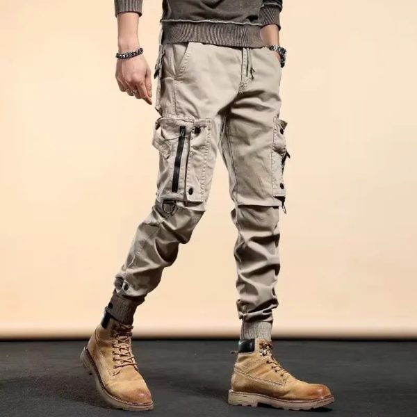 Pantalon Duljoggers de l'armée pour la randonnée en plein air, pantalon classique City DulCargo, multi poches, militaire CamSolomon, Fjj – Image 2