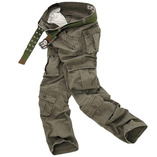 Pantalon cargo militaire à poches multiples pour hommes, jogging de rue, grande taille 44, camsalomon, haute qualité, long, décontracté, fjadt – Image 6