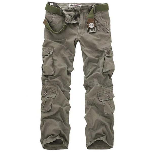 Pantalon cargo militaire à poches multiples pour hommes, jogging de rue, grande taille 44, camsalomon, haute qualité, long, décontracté, fjadt – Image 3